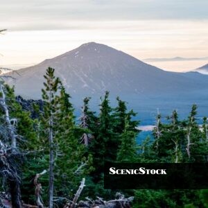 Mt. Bachelor from South Sisters at Sunrise