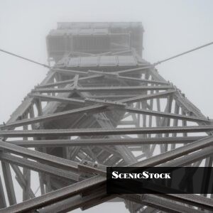 Black Butte Fire Lookout in Winter