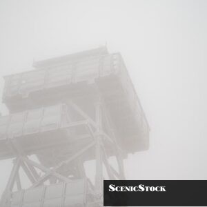 Black Butte Fire Lookout in Winter