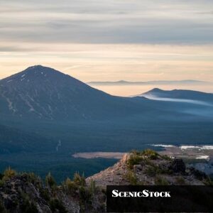 Mt. Bachelor from South Sisters at Sunrise
