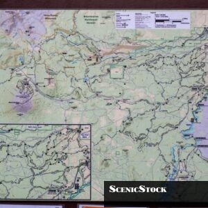 Mountain Bike Map for Deschutes Forest and Phil's Complex