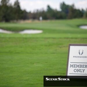 Pronghorn Juniper Preserve Members Only Sign