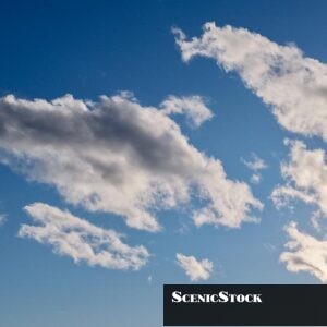 Clouds in a blue sky