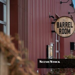 The Barrel Room Sign at Immersion Brewing