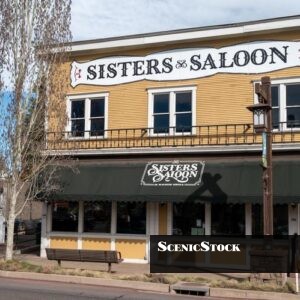 Sisters Saloon Front in Downtown Sisters