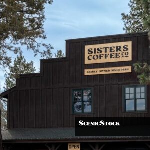 Sisters Coffee Building and Sign