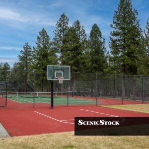 Aspen Lakes Basketball and Tennis Courts